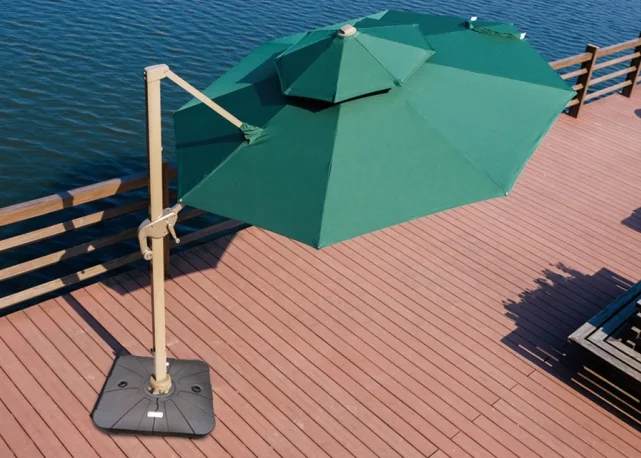 Medium Seitenmastschirm Rose Gold - Ansicht 2
